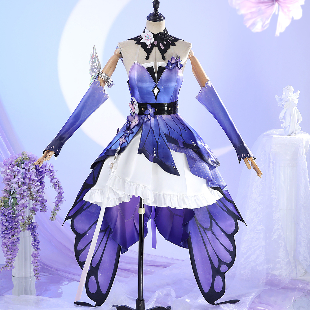 Honkai Star Rail Castorice Gossamer Flutter Cosplay Costume