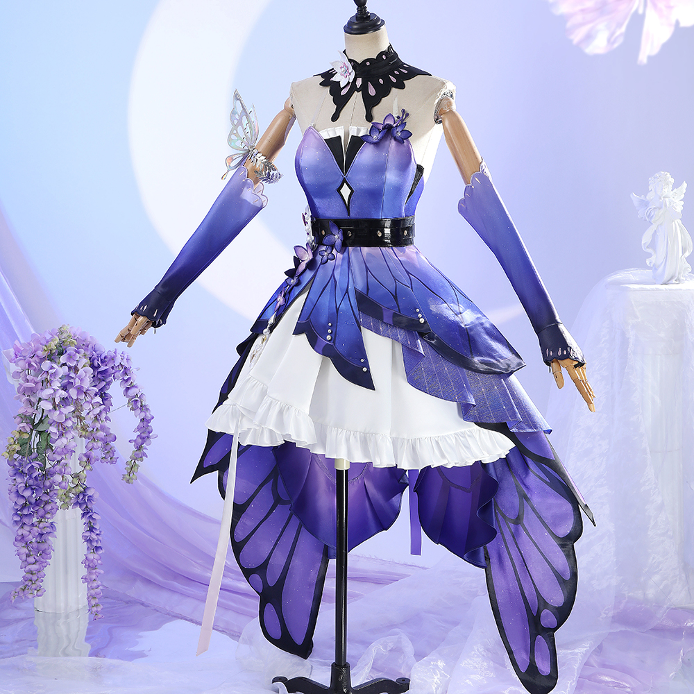 Honkai Star Rail Castorice Gossamer Flutter Cosplay Costume