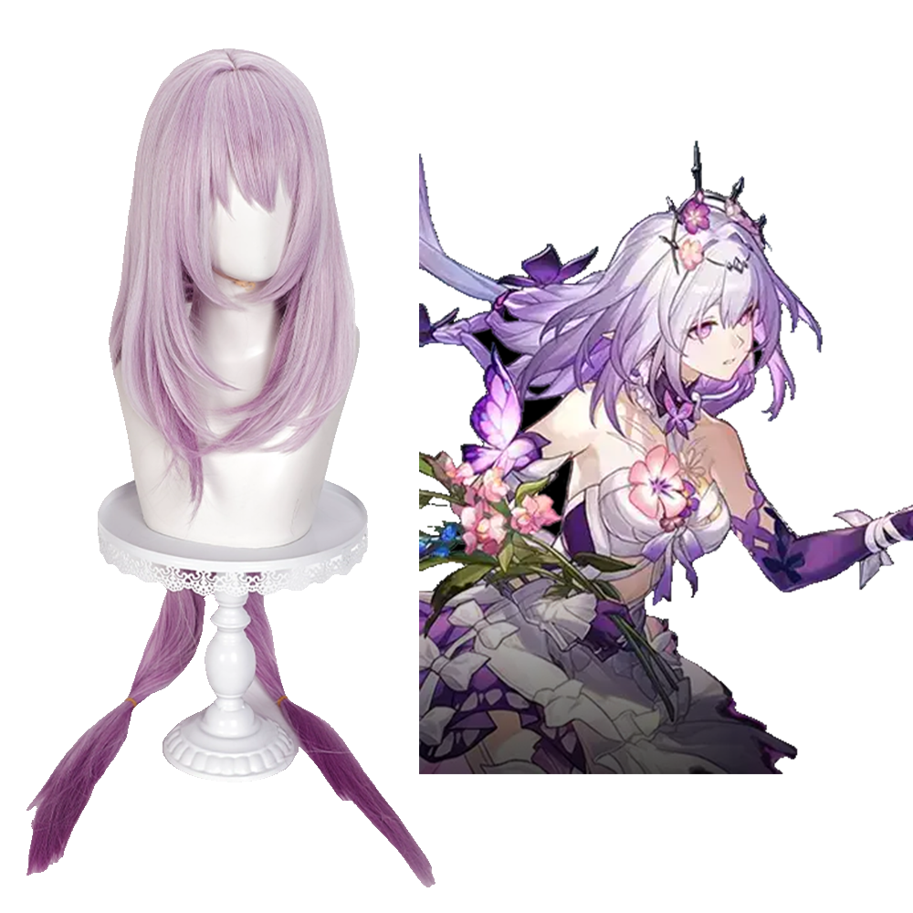 Honkai: Star Rail Castorice Purple Cosplay Wig