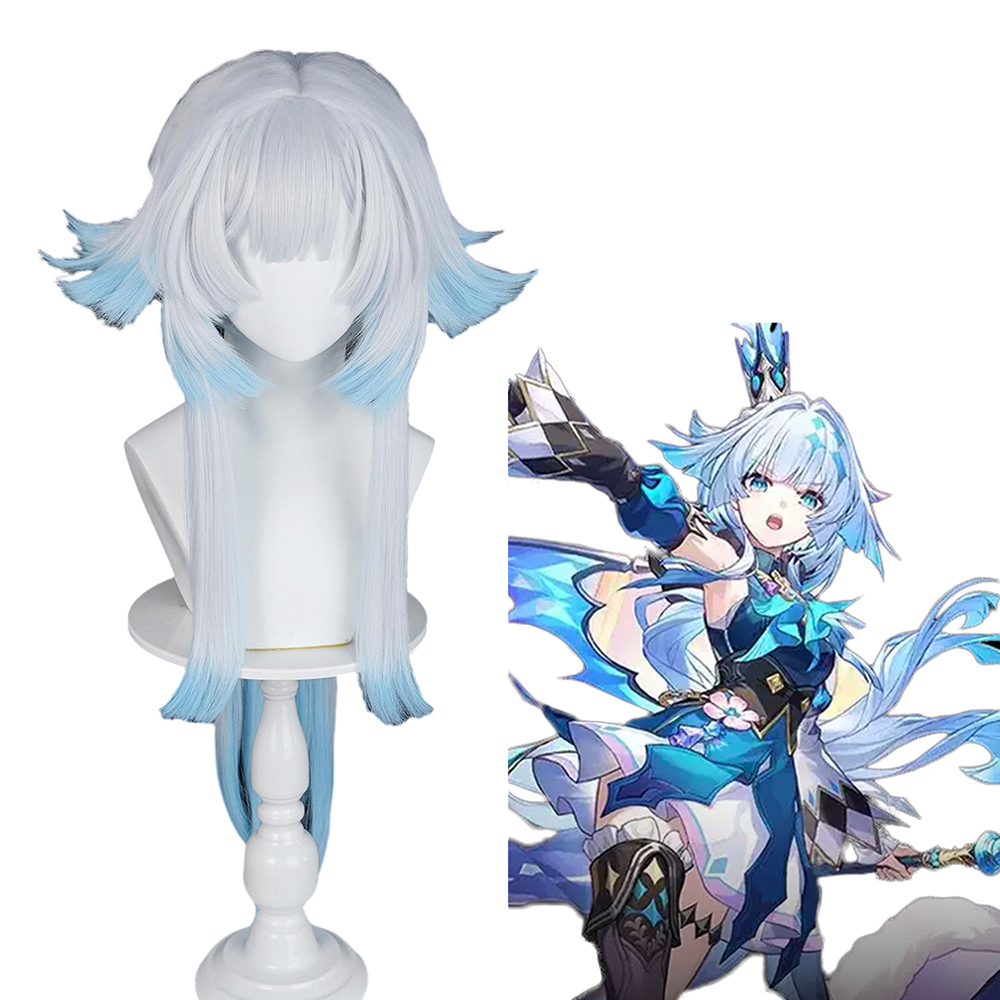Honkai: Star Rail Cerydra Silver Cosplay Wig