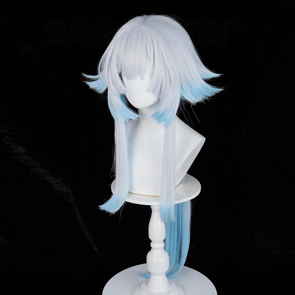 Honkai: Star Rail Cerydra Silver Cosplay Wig