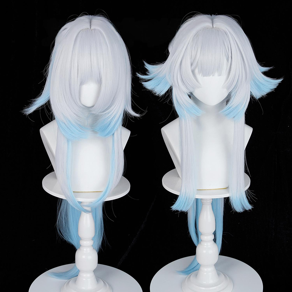 Honkai: Star Rail Cerydra Silver Cosplay Wig
