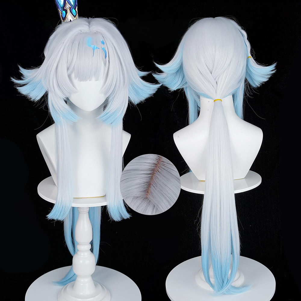 Honkai: Star Rail Cerydra Silver Cosplay Wig