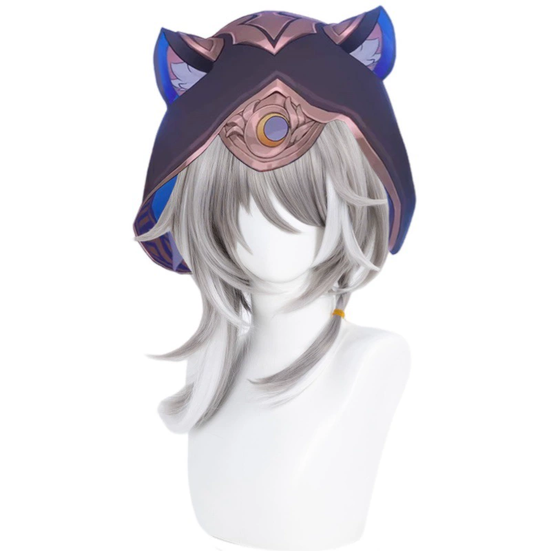 Honkai: Star Rail Cipher Silver Cosplay Wig