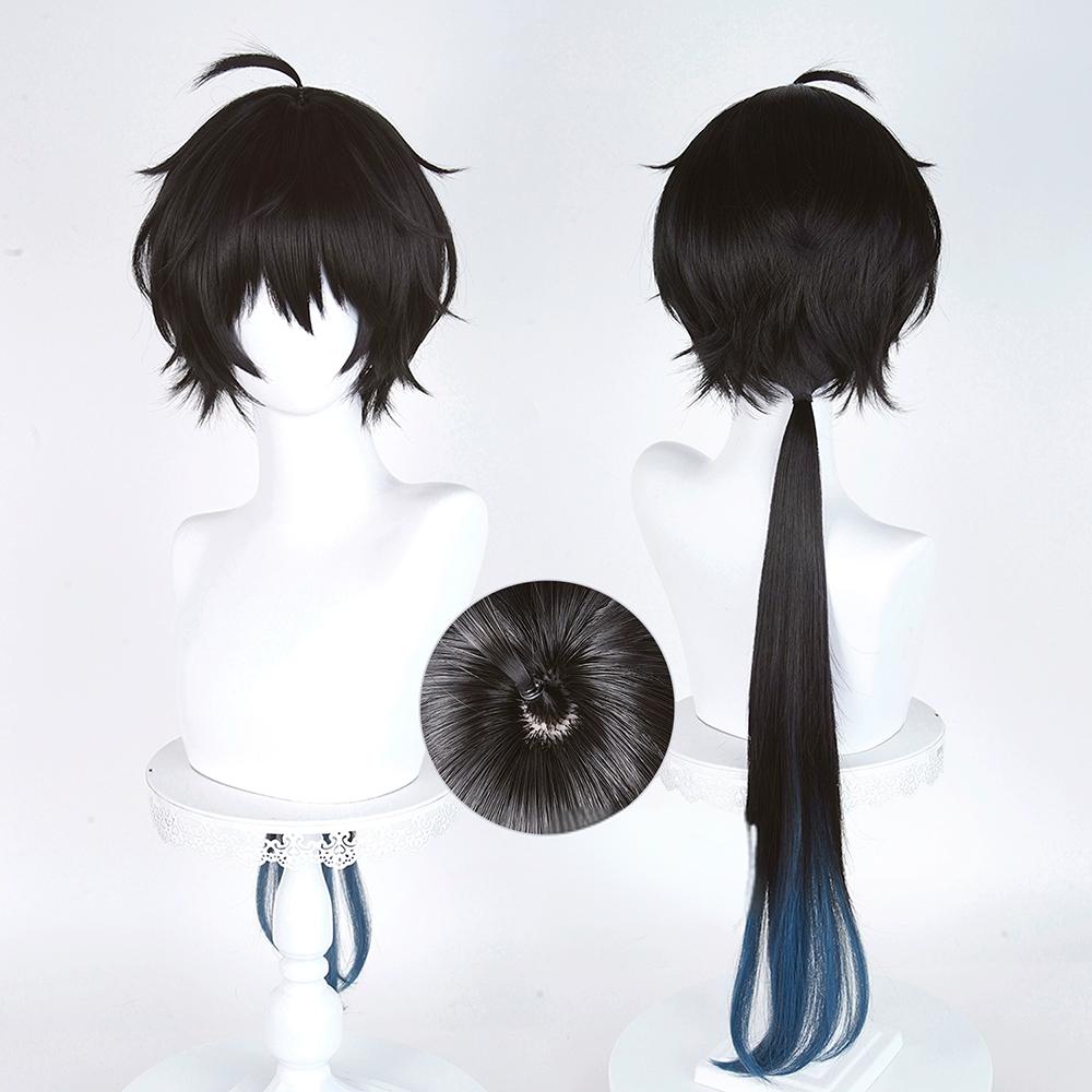 Honkai: Star Rail Dan Heng Permansor Terrae Black Cosplay Wig