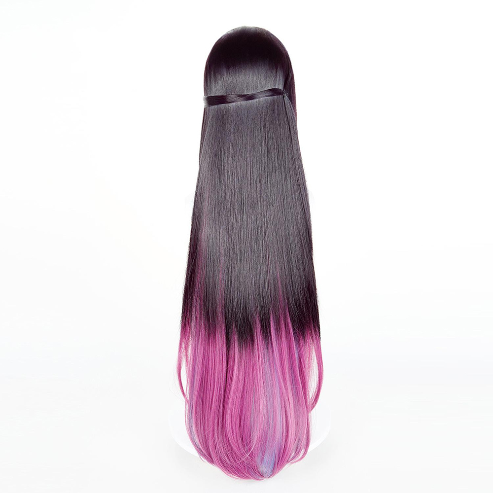 Honkai: Star Rail Hysilens Black Pink Cosplay Wig