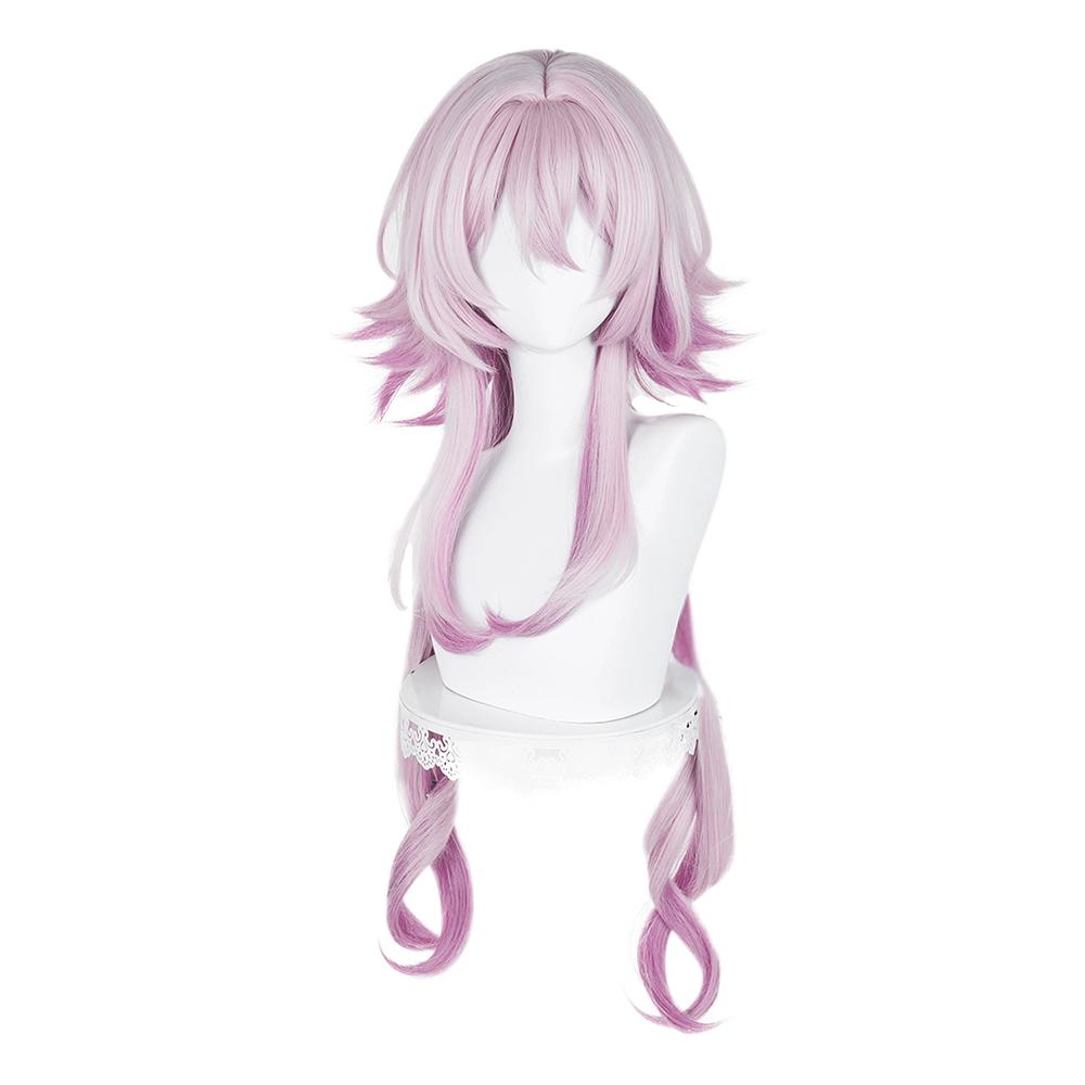 Honkai: Star Rail March 7th Evernight Pink Cosplay Wig