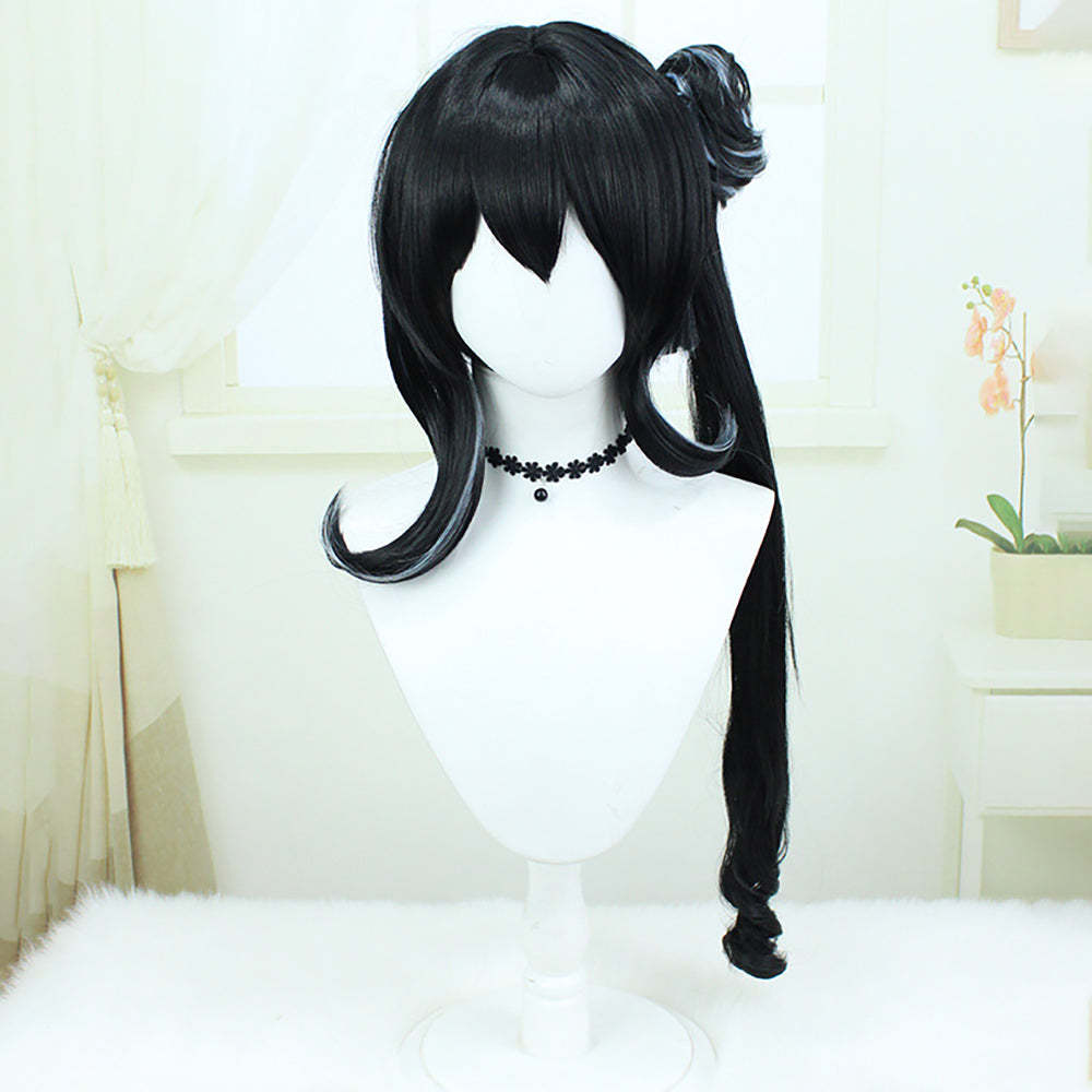 Honkai: Star Rail Ruan Mei Black Cosplay Wig