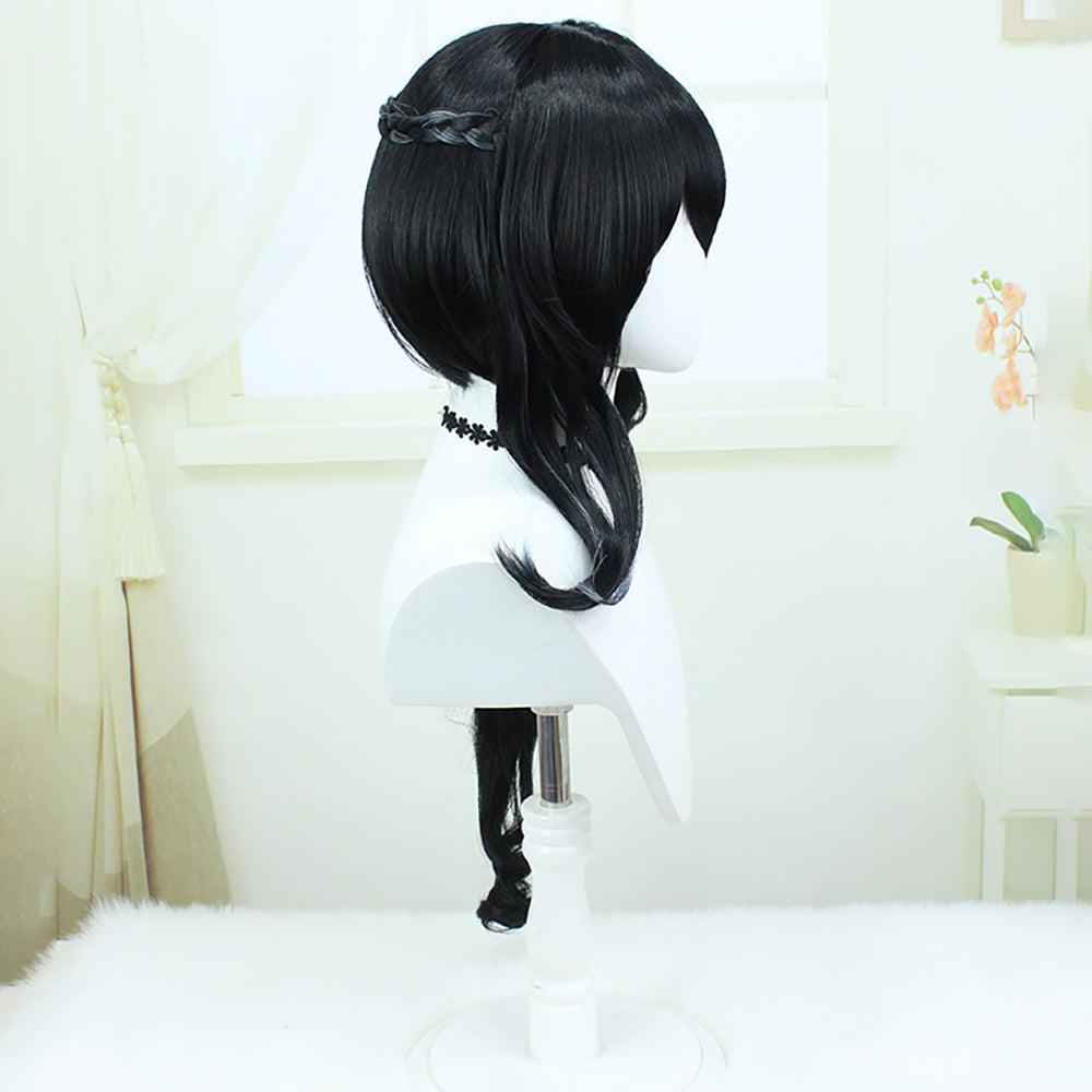 Honkai: Star Rail Ruan Mei Black Cosplay Wig