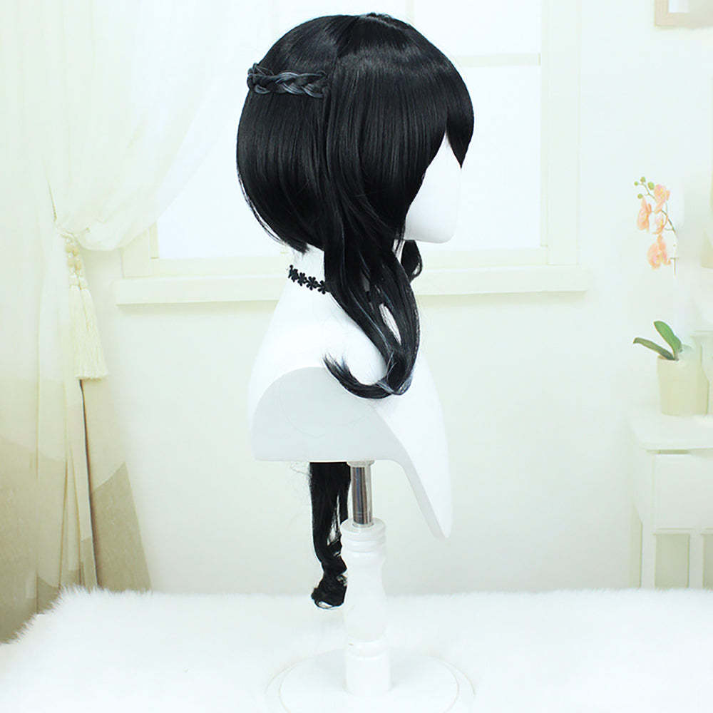 Honkai: Star Rail Ruan Mei Black Cosplay Wig