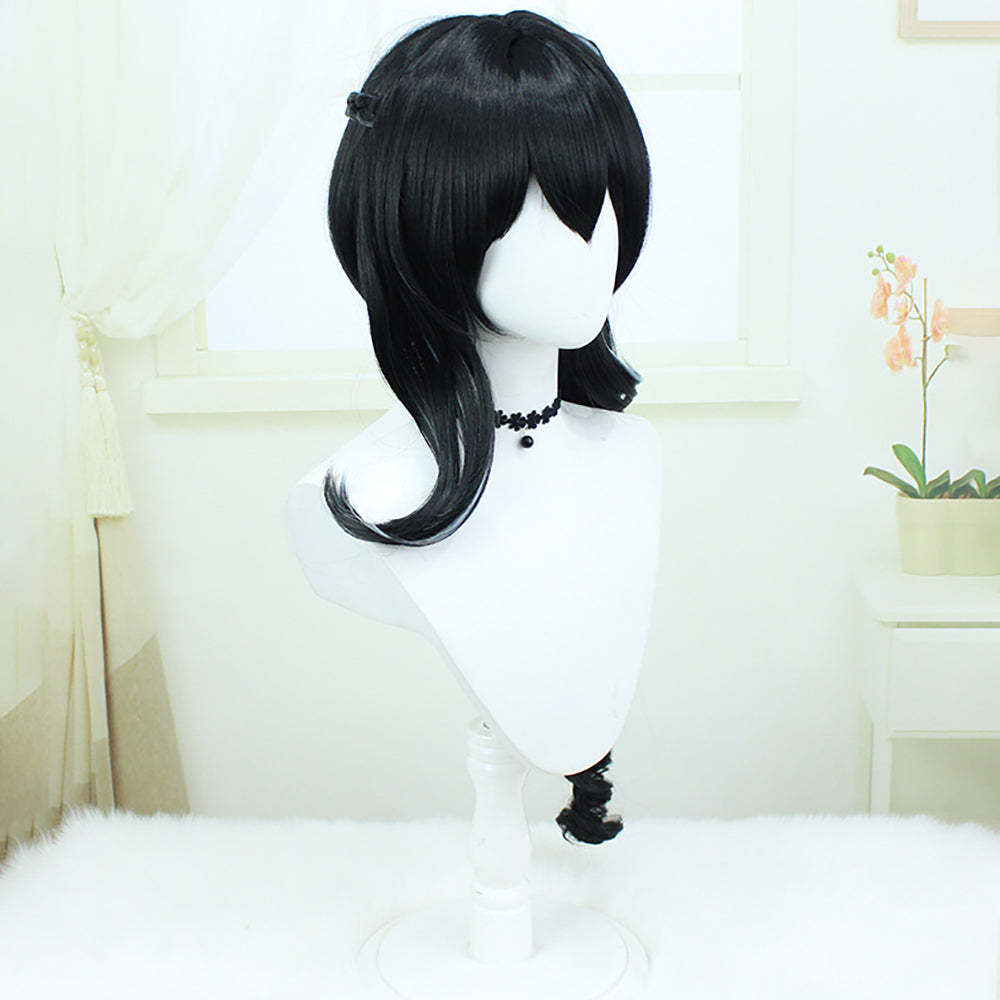 Honkai: Star Rail Ruan Mei Black Cosplay Wig