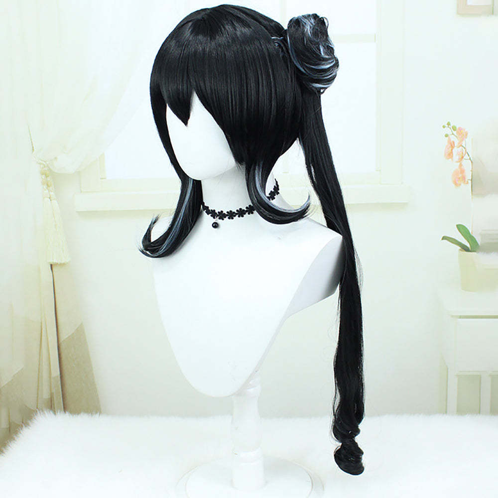 Honkai: Star Rail Ruan Mei Black Cosplay Wig