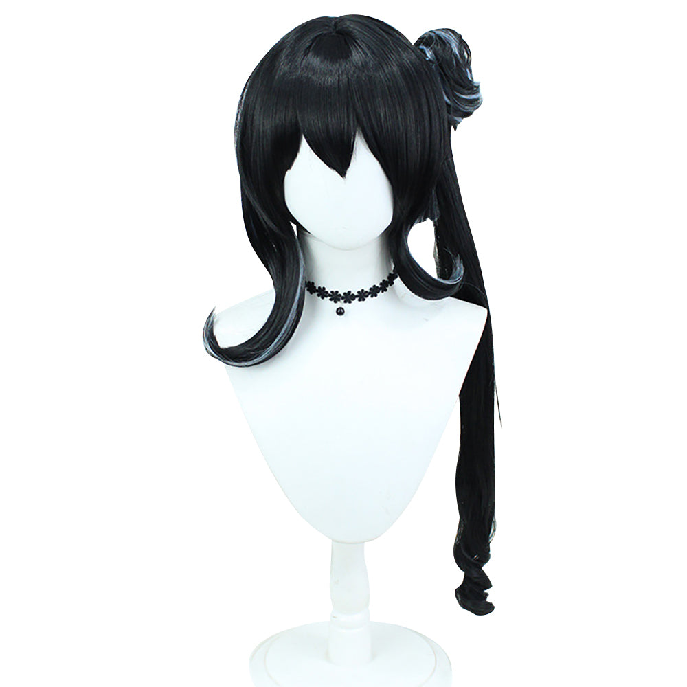 Honkai: Star Rail Ruan Mei Black Cosplay Wig