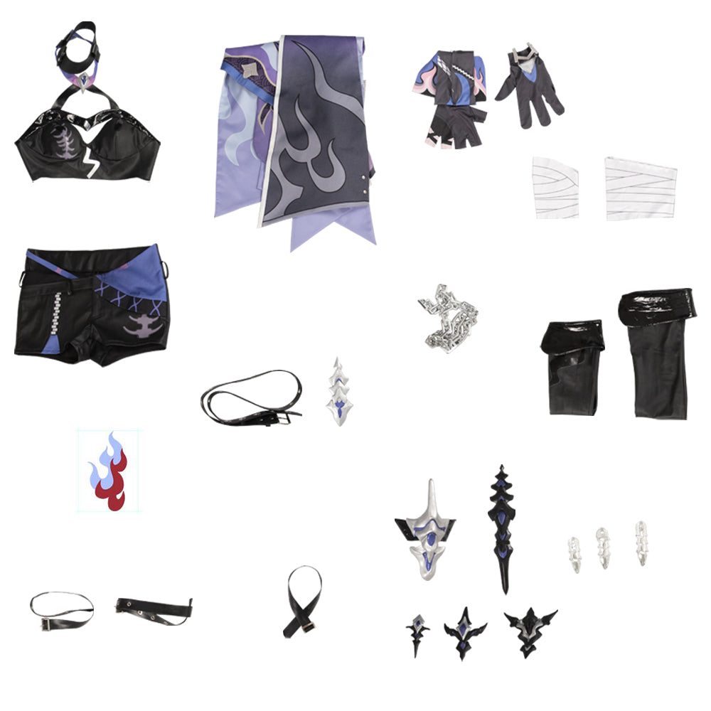 Honkai: Star Rail Acheron Cosplay Costume