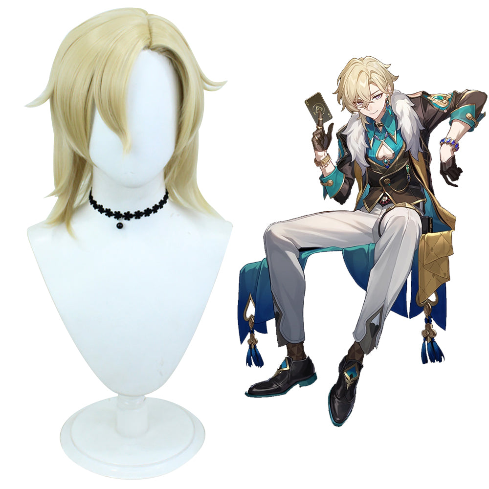 Honkai: Star Rail Aventurine Blonde Cosplay Wig-Cosplay Instrumentality Project