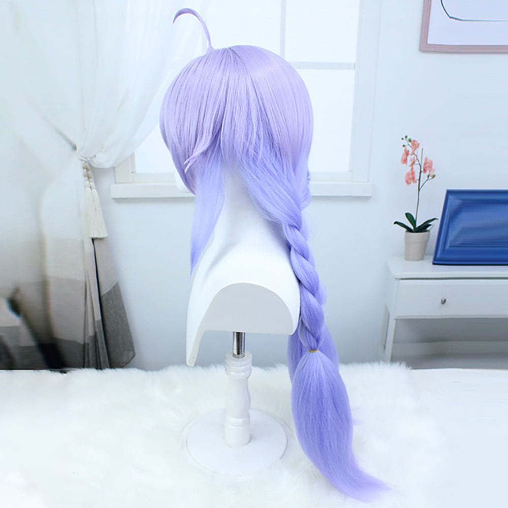 Honkai: Star Rail Bailu Purple Cosplay Wig
