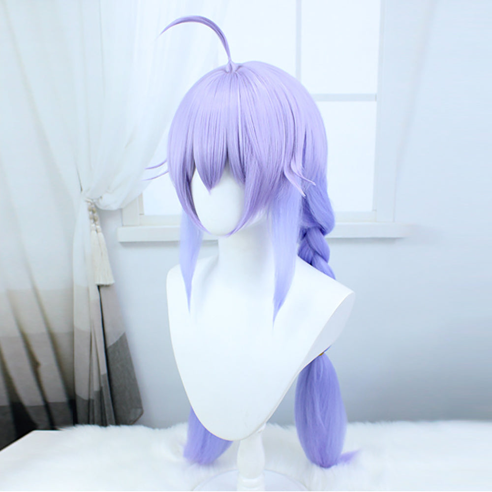 Honkai: Star Rail Bailu Purple Cosplay Wig