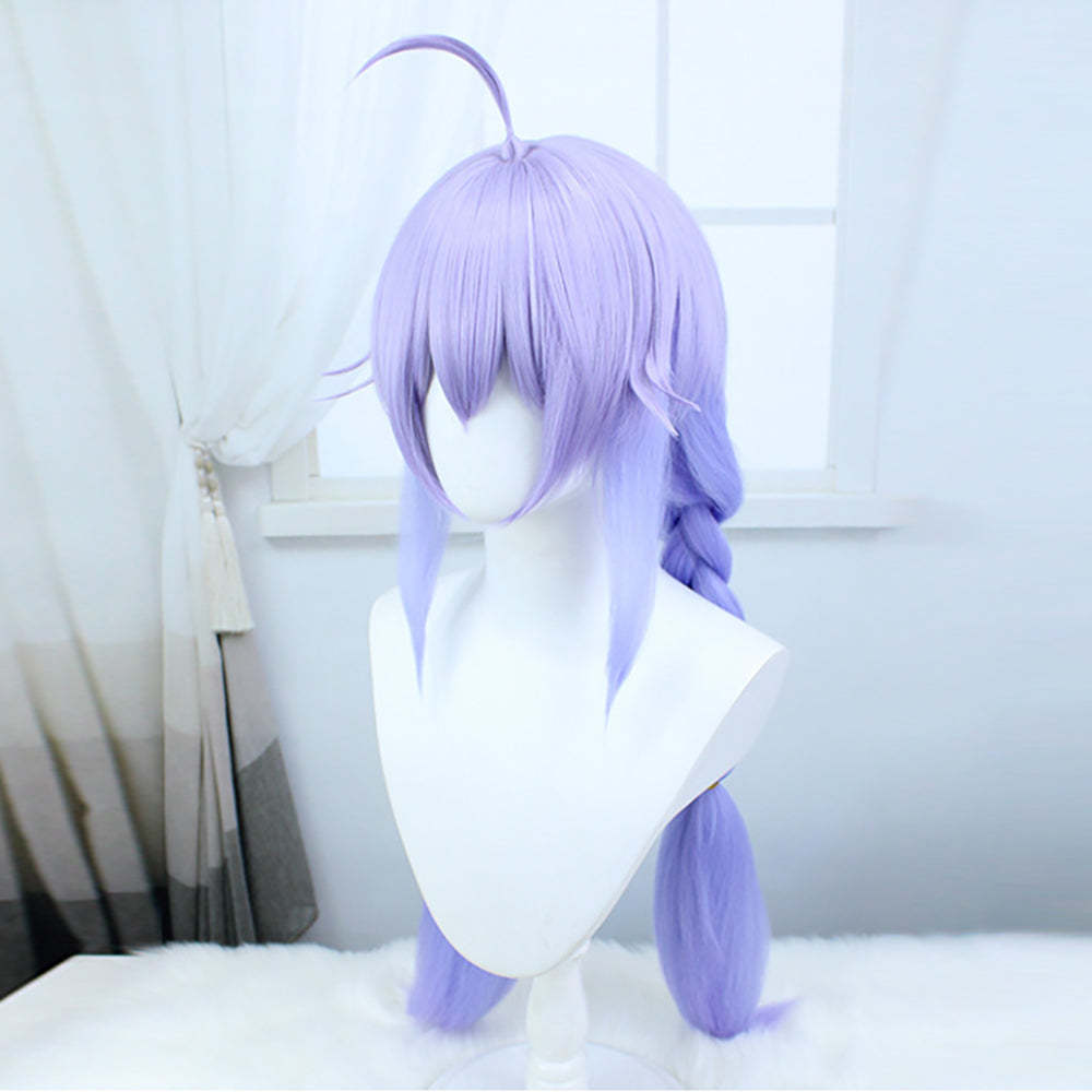 Honkai: Star Rail Bailu Purple Cosplay Wig