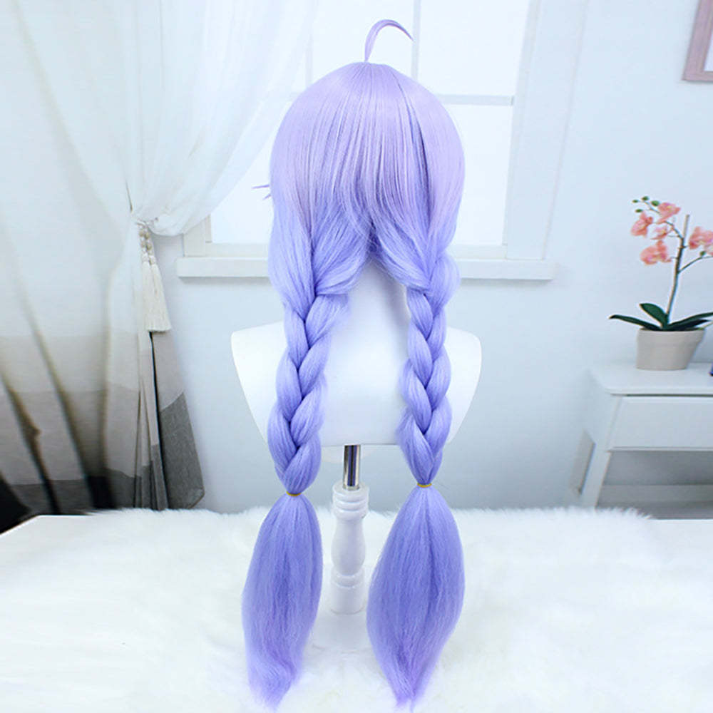 Honkai: Star Rail Bailu Purple Cosplay Wig