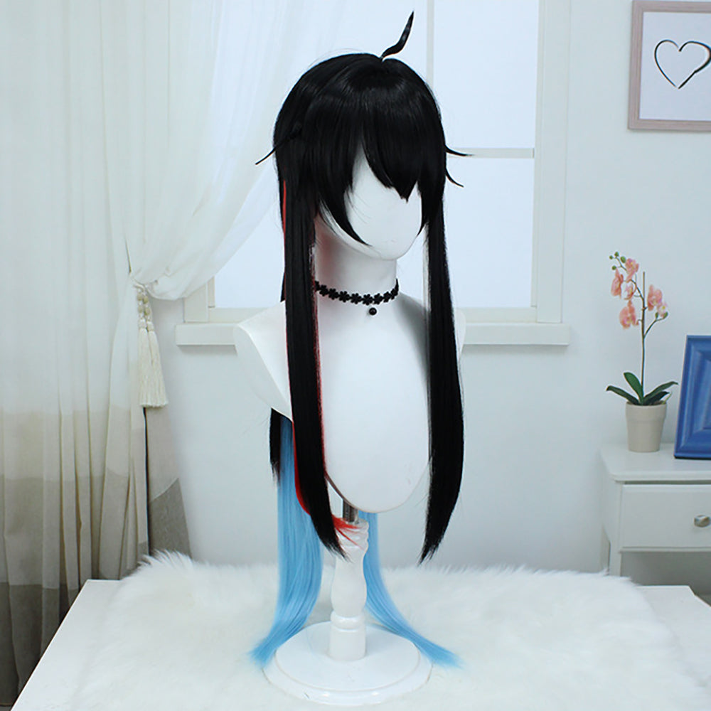 Honkai: Star Rail Dan Heng Imbibitor Lunae Black Cosplay Wig