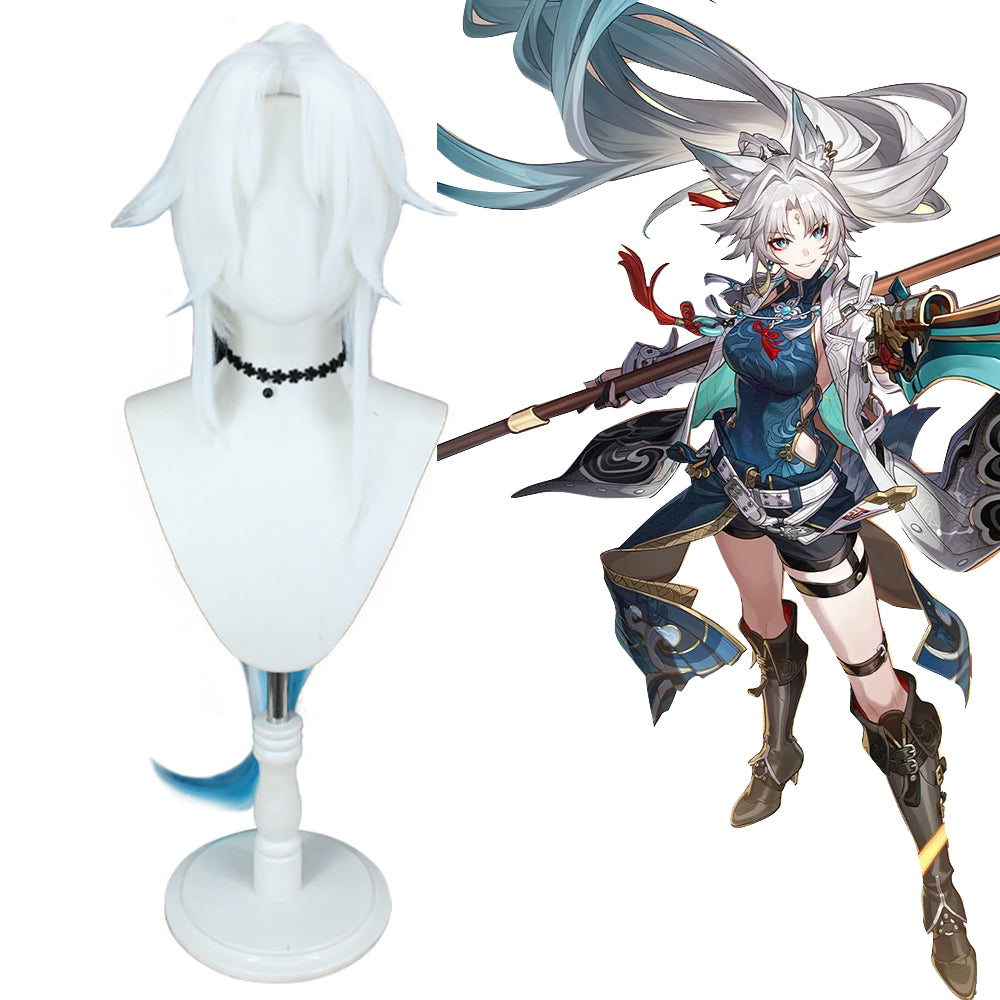 Honkai: Star Rail Feixiao White Cosplay Wig-Cosplay Instrumentality Project
