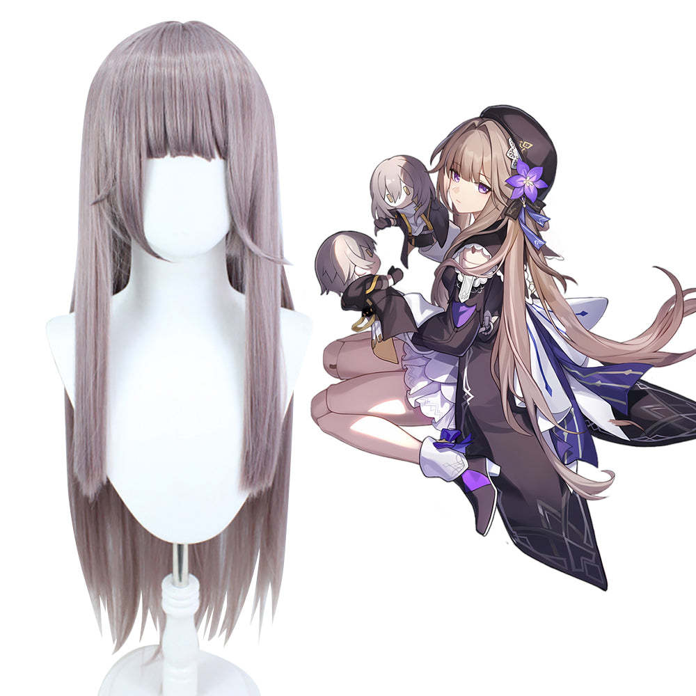 Honkai: Star Rail Herta Grey Cosplay Wig