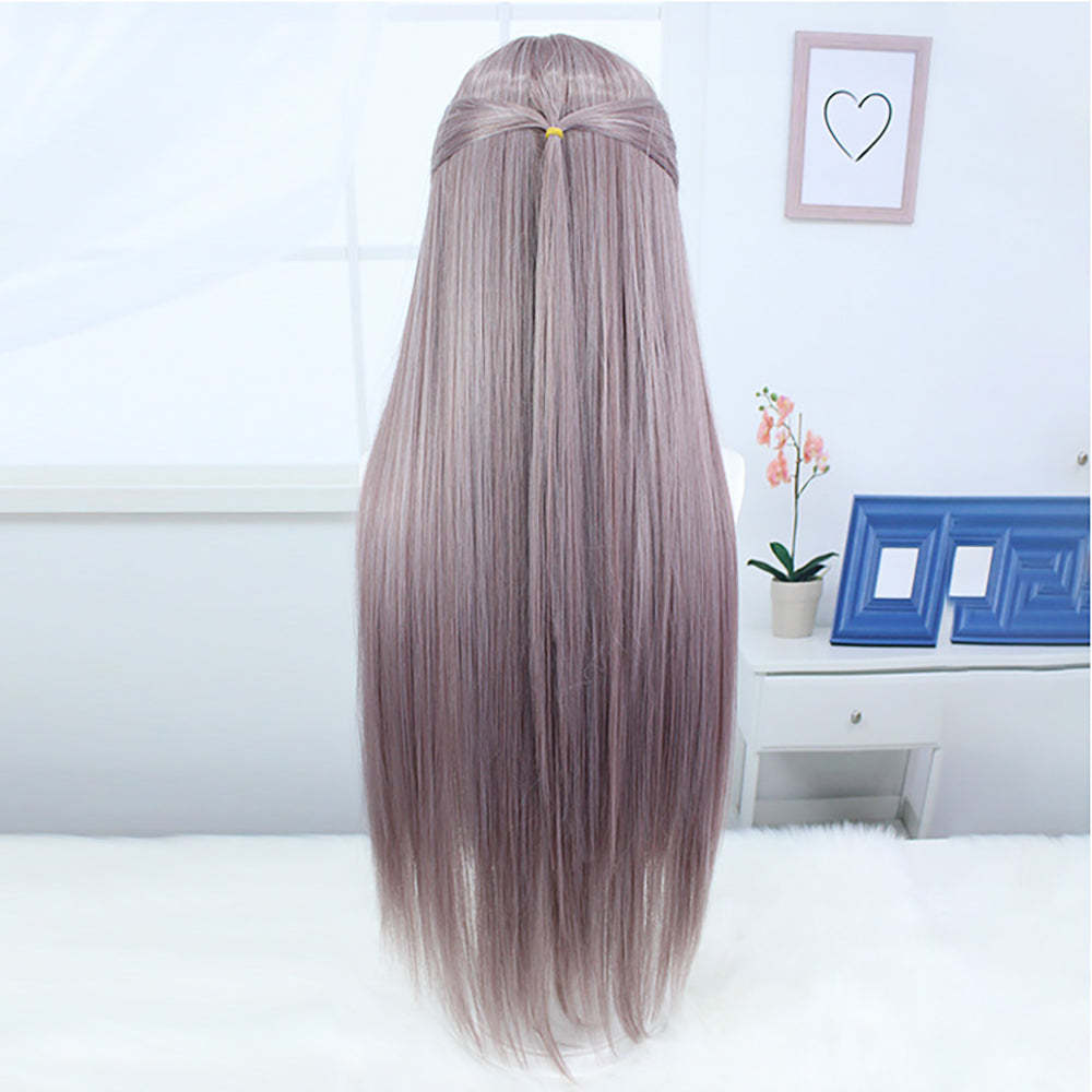 Honkai: Star Rail Herta Grey Cosplay Wig