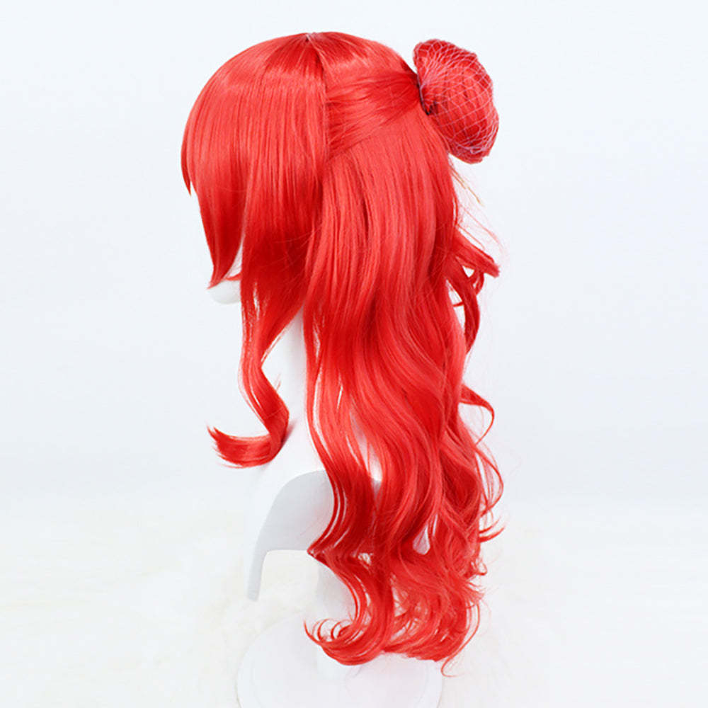 Honkai: Star Rail Himeko Red Cosplay Wig