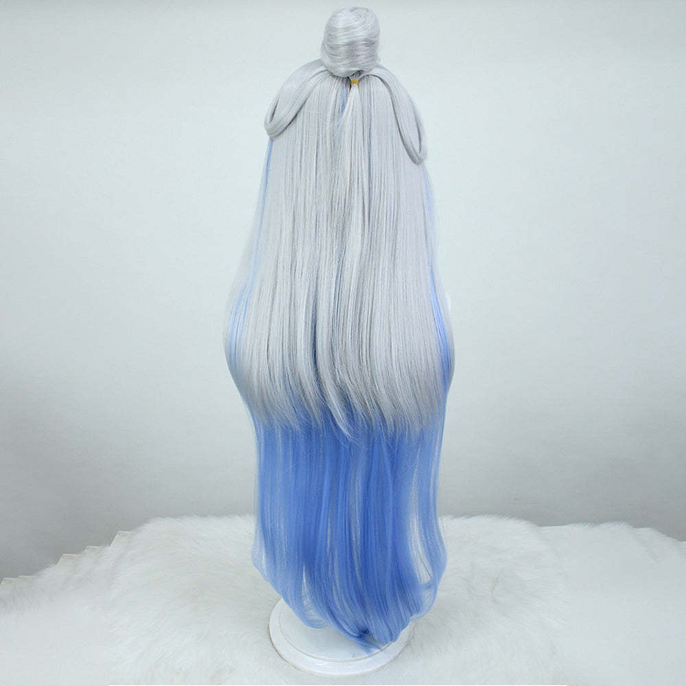 Honkai: Star Rail Jingliu Silver Cosplay Wig-Cosplay Instrumentality Project
