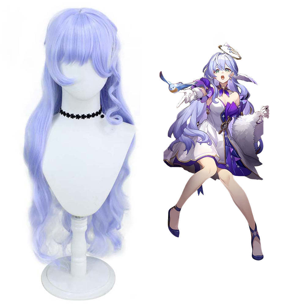 Honkai: Star Rail Robin Purple Cosplay Wig