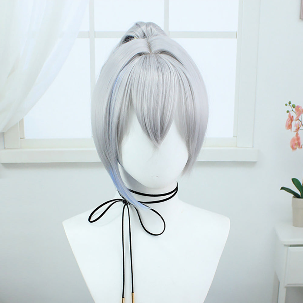 Honkai: Star Rail Silver Wolf Silver Cosplay Wig