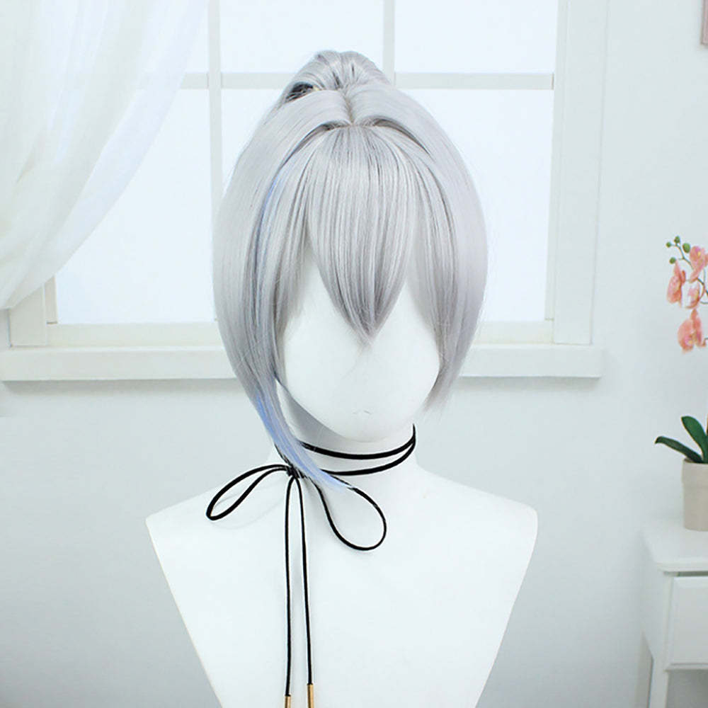 Honkai: Star Rail Silver Wolf Silver Cosplay Wig