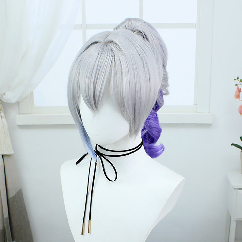 Honkai: Star Rail Silver Wolf Silver Cosplay Wig