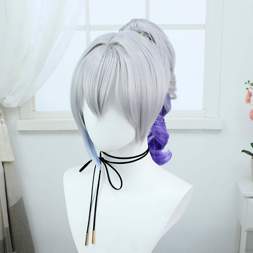 Honkai: Star Rail Silver Wolf Silver Cosplay Wig
