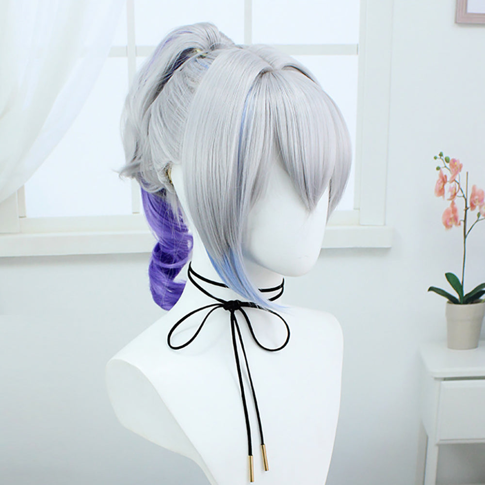 Honkai: Star Rail Silver Wolf Silver Cosplay Wig