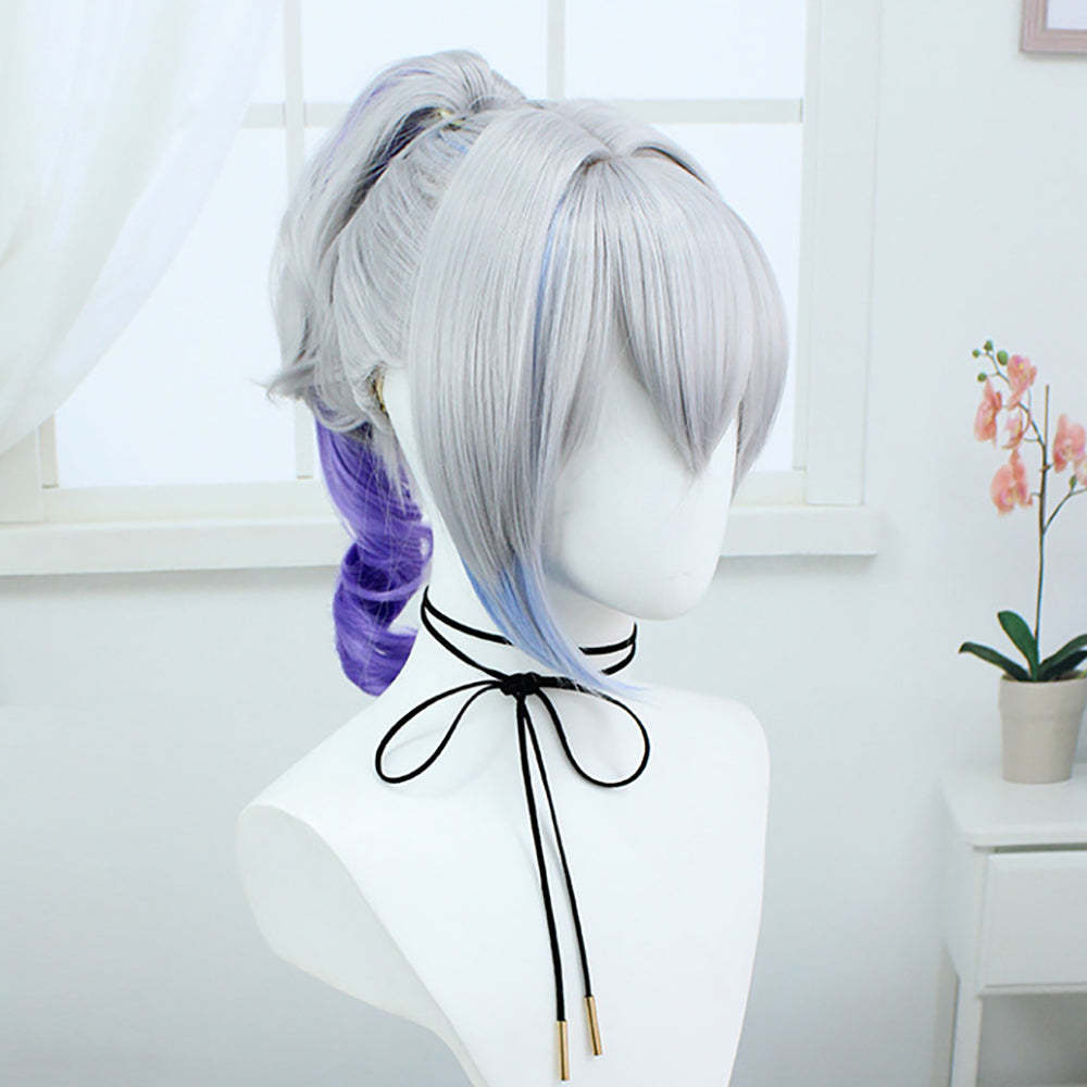 Honkai: Star Rail Silver Wolf Silver Cosplay Wig