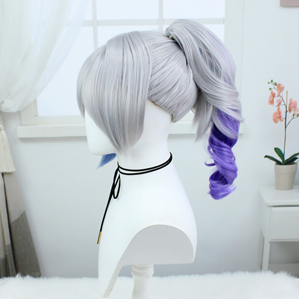 Honkai: Star Rail Silver Wolf Silver Cosplay Wig