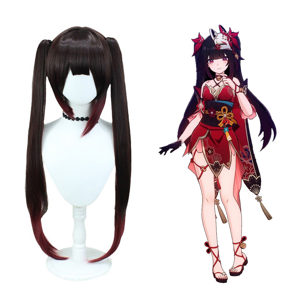 Honkai: Star Rail Sparkle Black Cosplay Wig