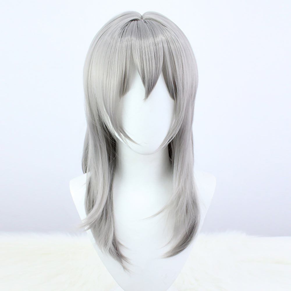 Honkai: Star Rail The Female Trailblazer Stelle Silver Cosplay Wig