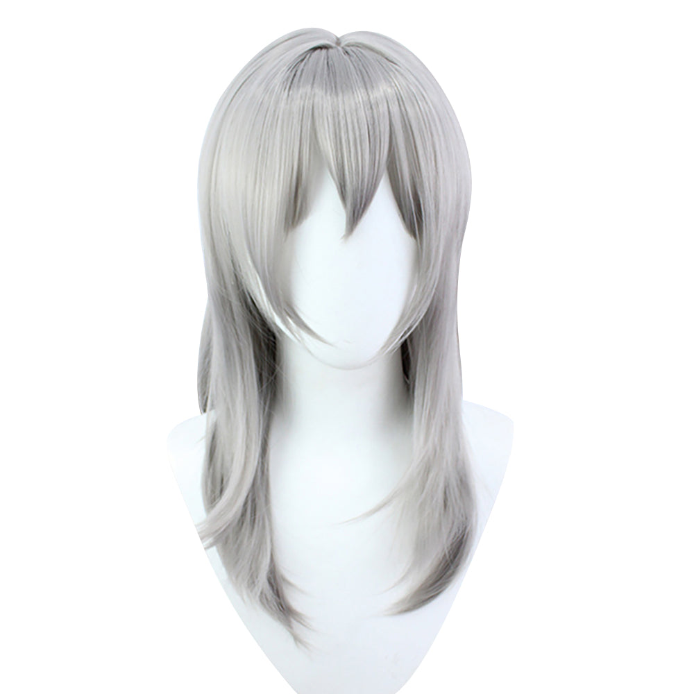 Honkai: Star Rail The Female Trailblazer Stelle Silver Cosplay Wig
