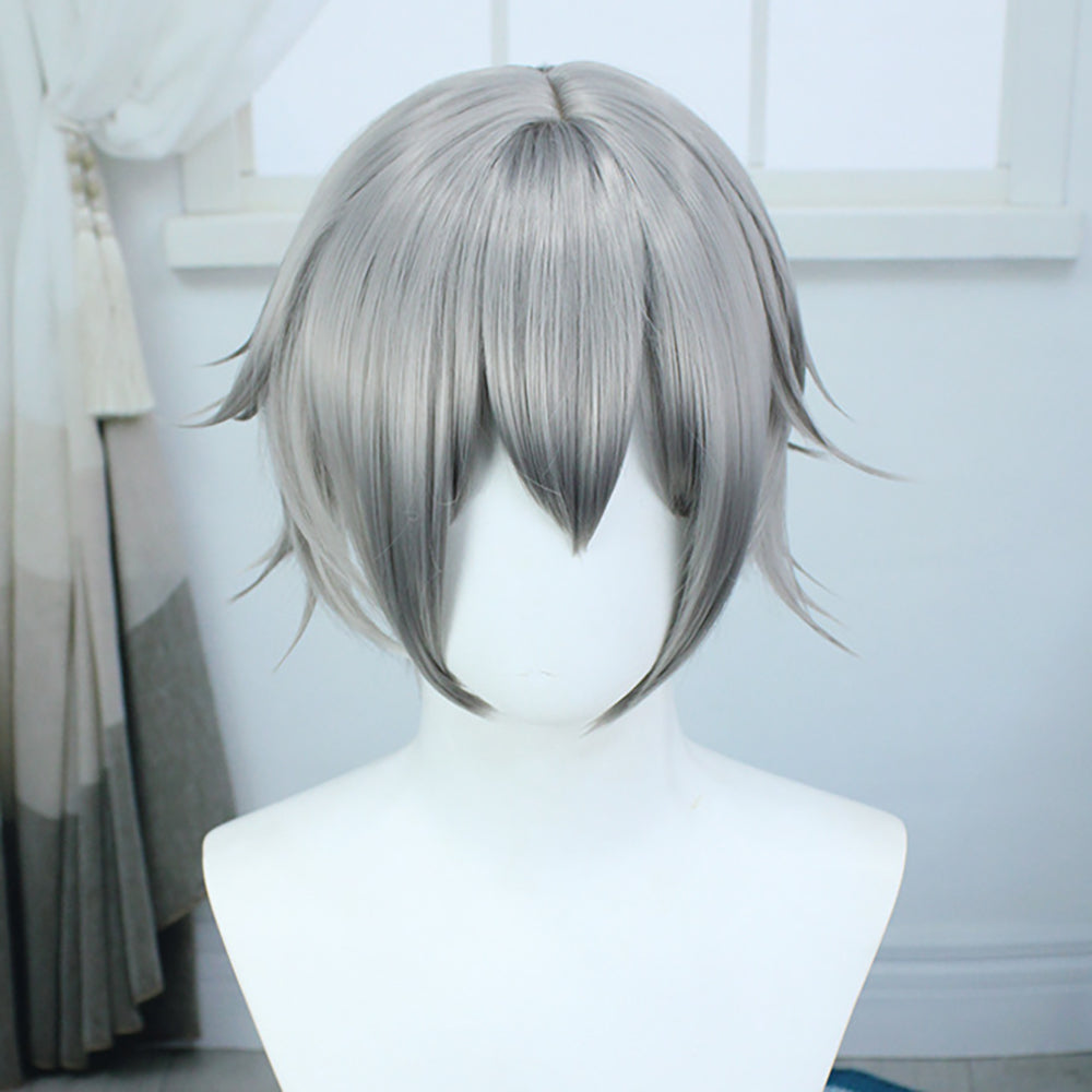 Honkai: Star Rail The Male Trailblazer Caelus Silver Cosplay Wig-Cosplay Instrumentality Project