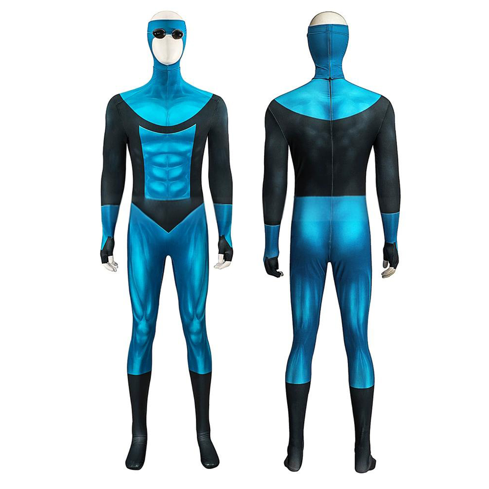 Invincible Comic Mark Grayson AKA Invincible with The Blue suit Cosplay Costume