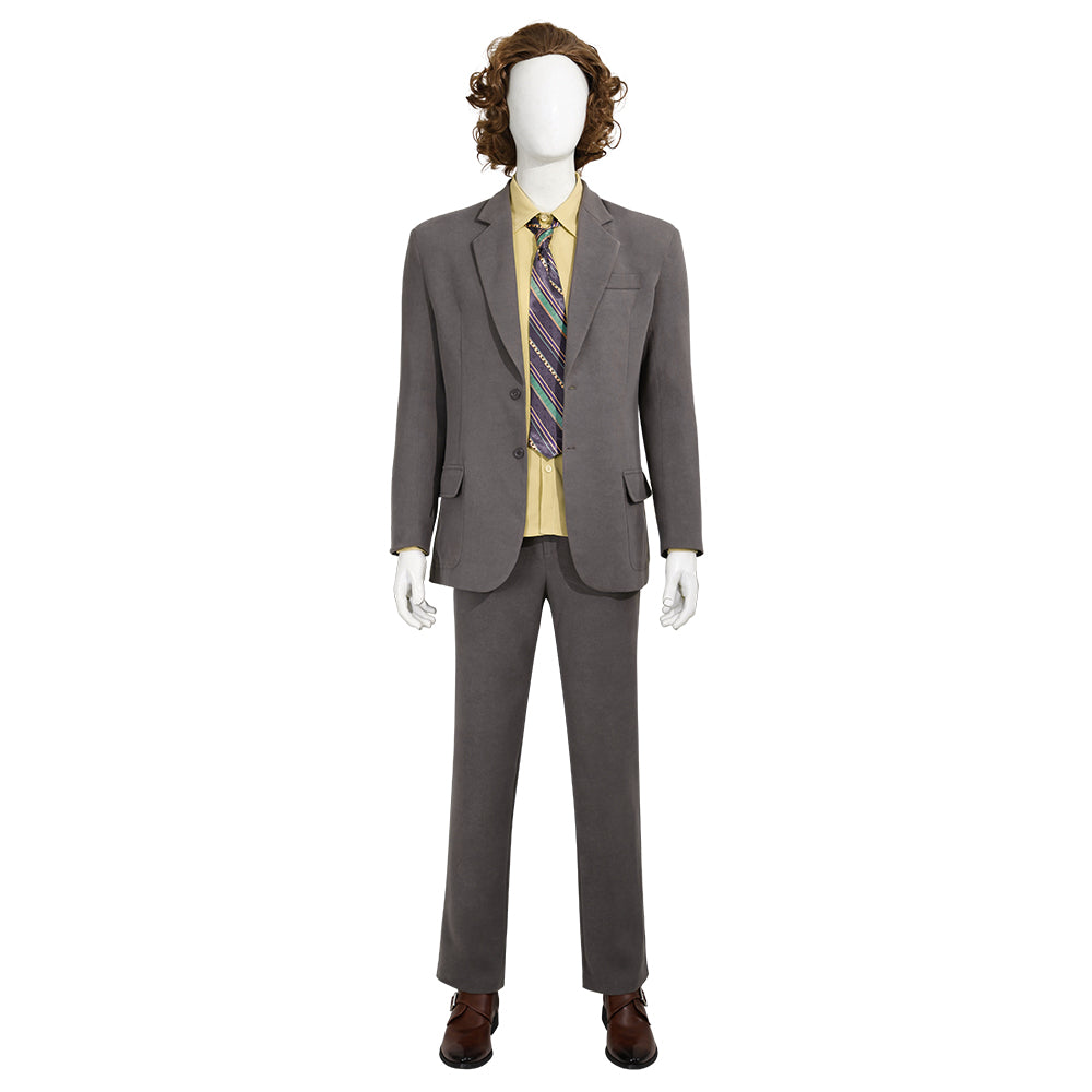 Joker 2 Joker: Folie à Deux Arthur Fleck Grey Suit Cosplay Costume