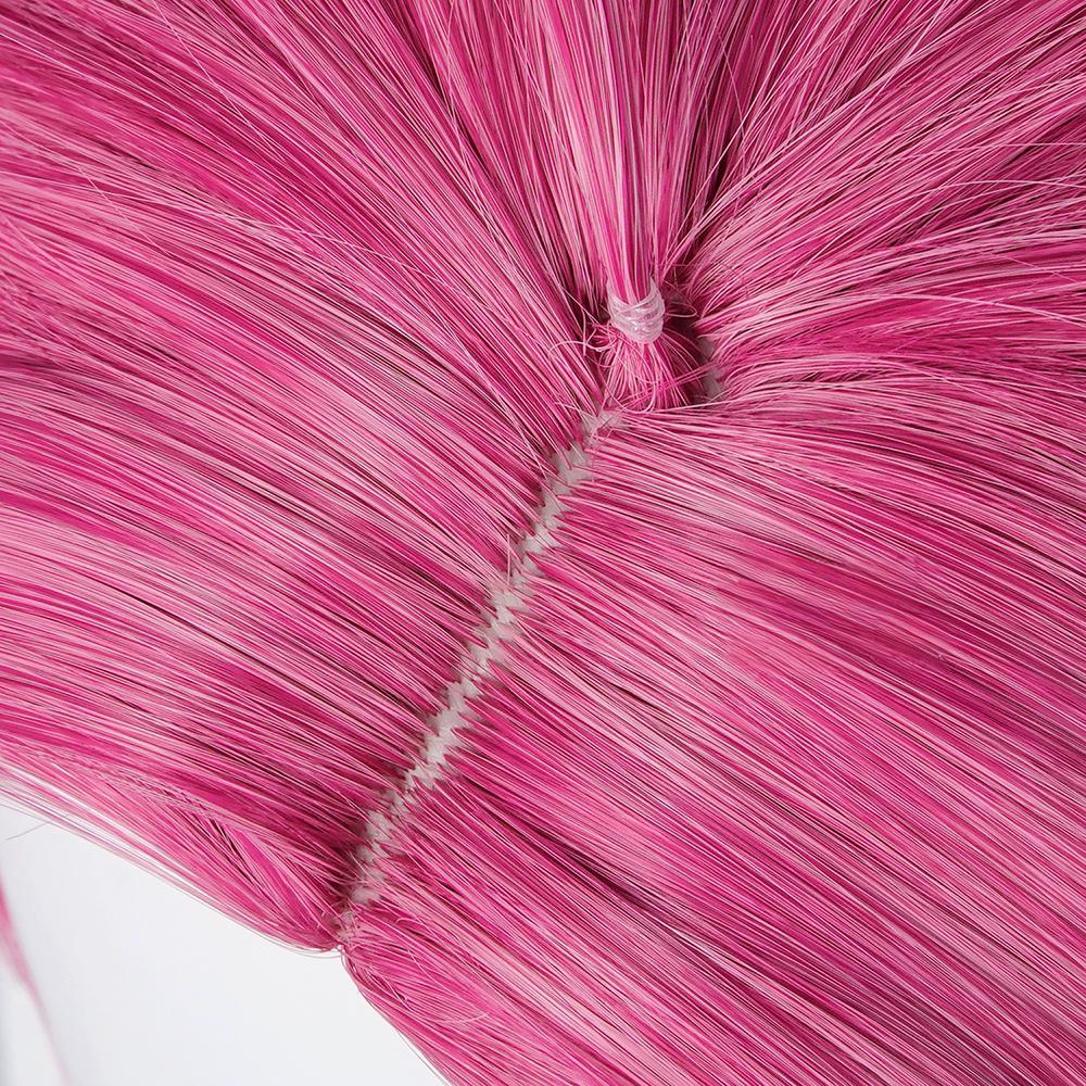 KPop Demon Hunters Abby Pink Cosplay Wig