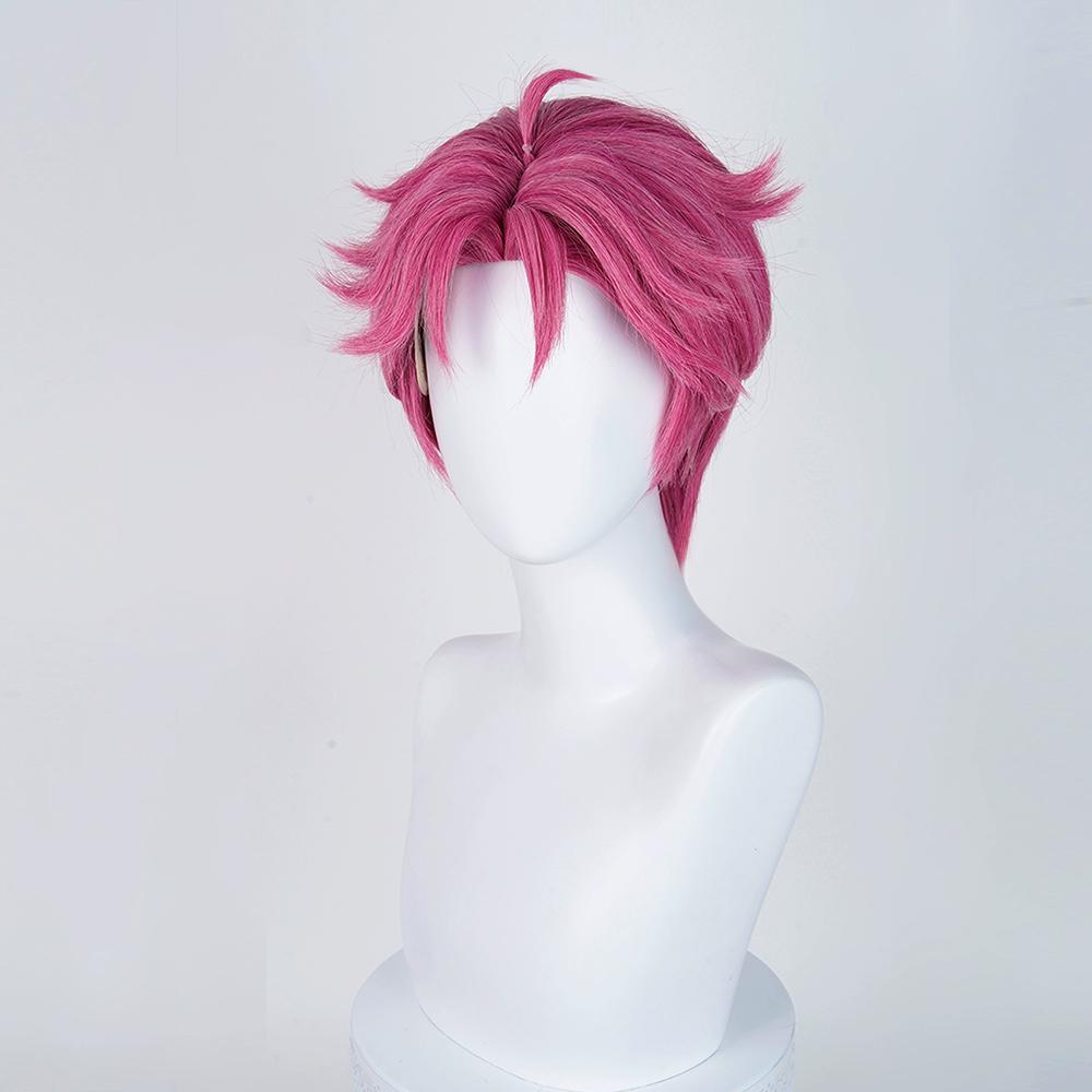 KPop Demon Hunters Abby Pink Cosplay Wig