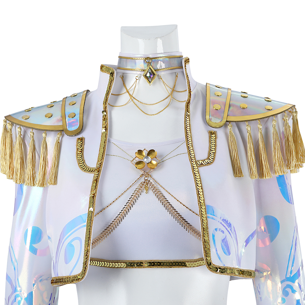 KPop Demon Hunters Mira White The Best Stage Outfits Cosplay Costume Premium Edtion