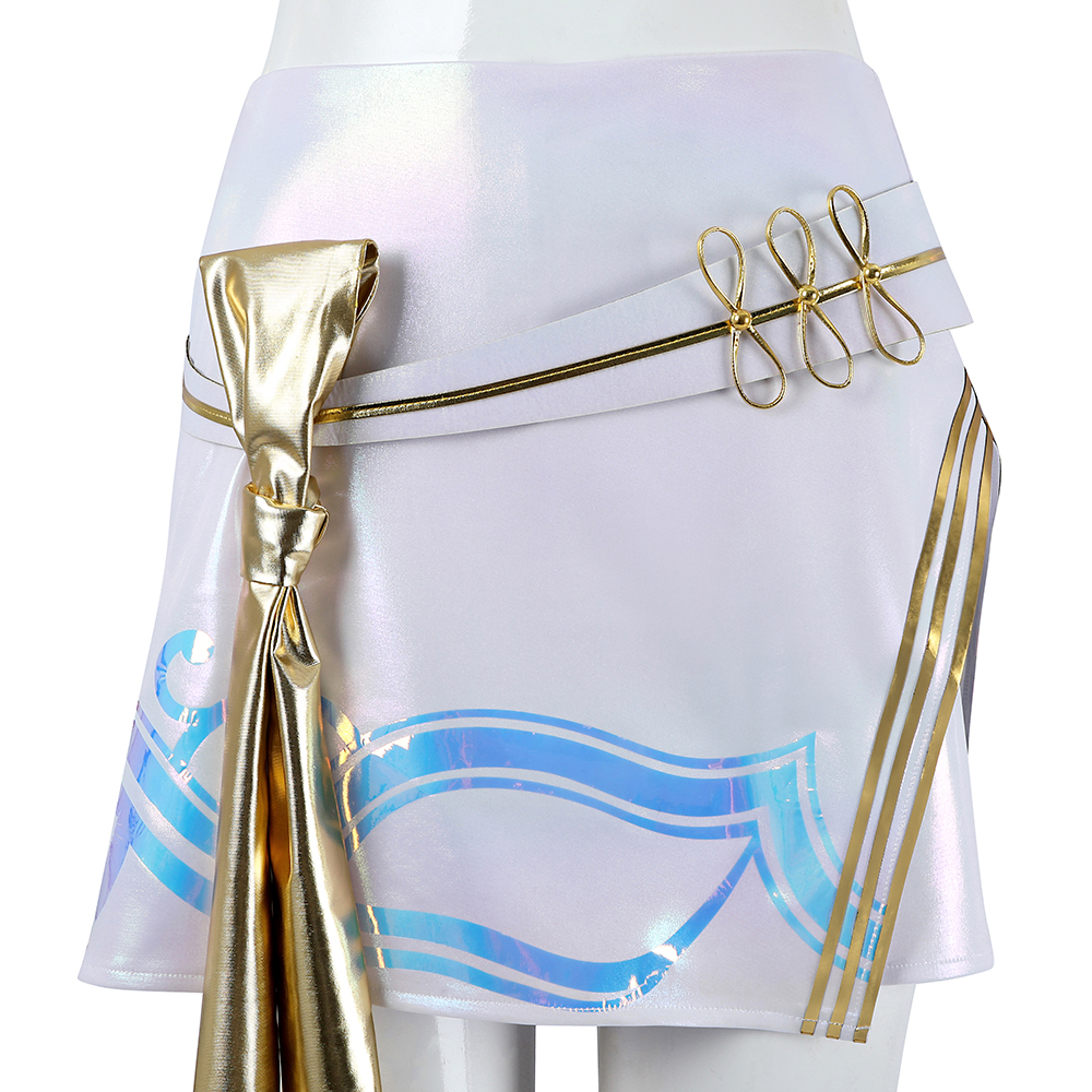 KPop Demon Hunters Mira White The Best Stage Outfits Cosplay Costume Premium Edtion