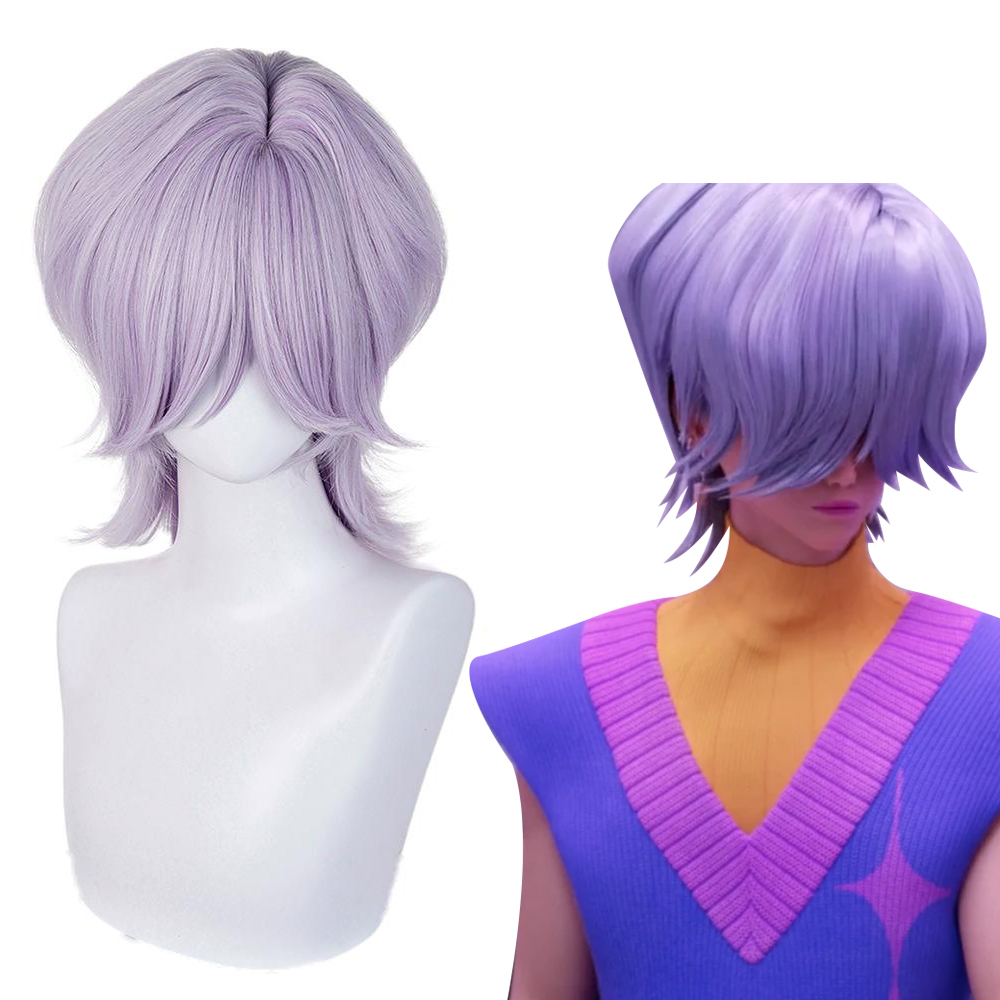 KPop Demon Hunters Mystery Purple Cosplay Wig