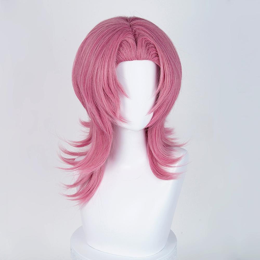 KPop Demon Hunters Romance Pink Cosplay Wig