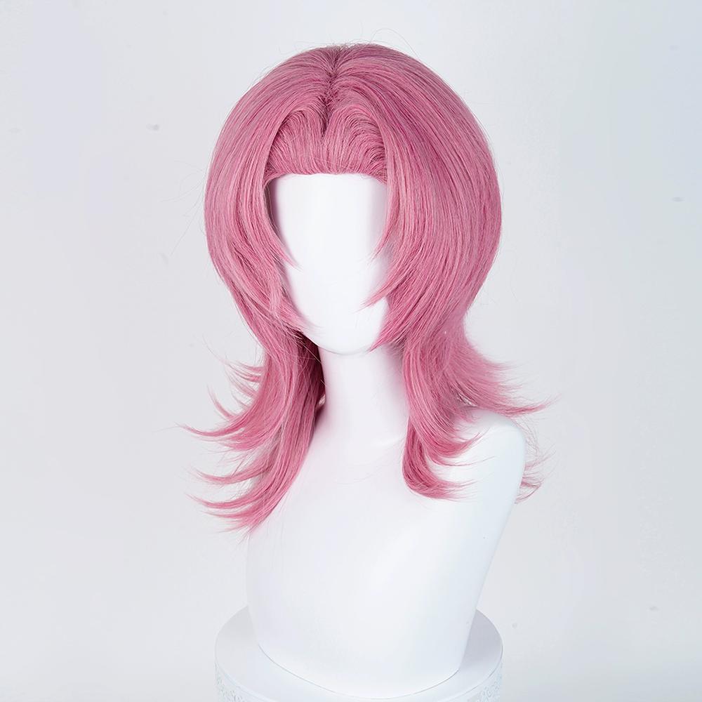 KPop Demon Hunters Romance Pink Cosplay Wig